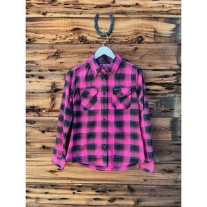 DIXXON FLANNEL CO | Vanishing Ones Pink Flannel Button Up Shirt S